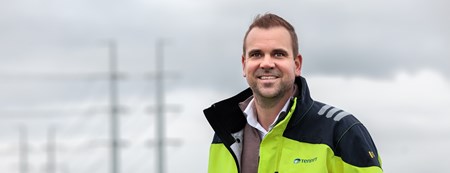 Sander aan het werk bij TenneT