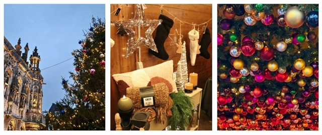 collage kerstsfeer