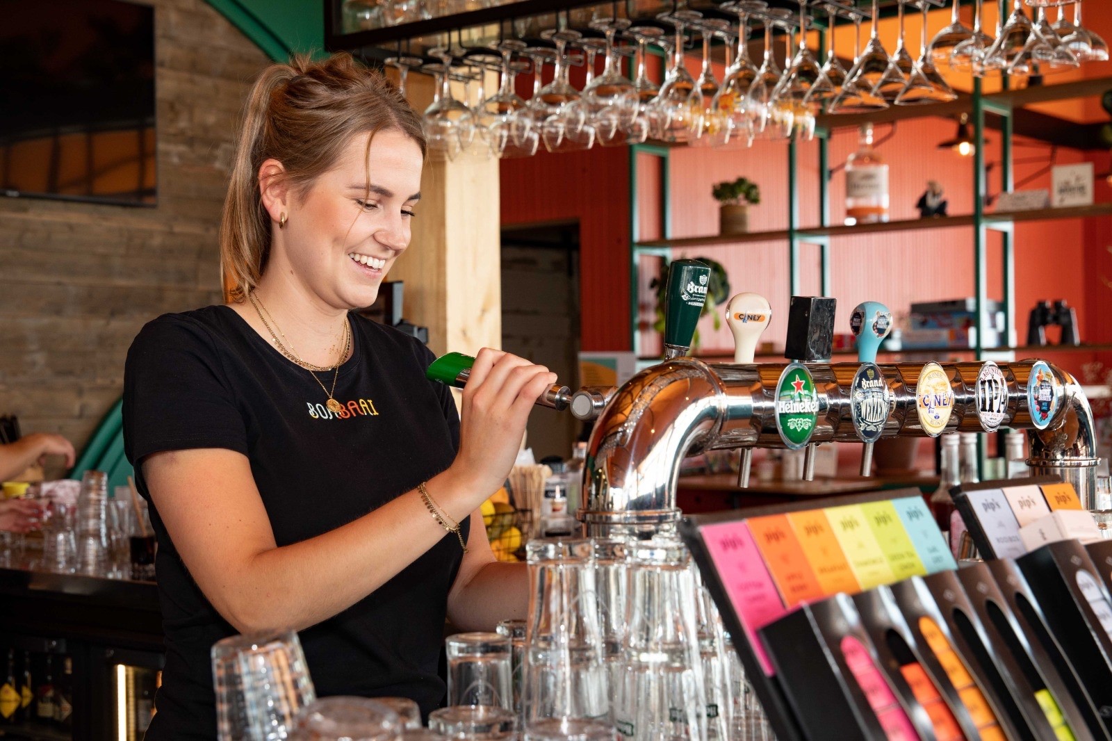horeca werken vrouw