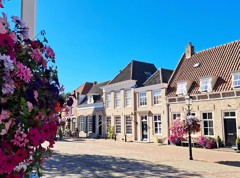 Platz in der Stadt Tholen