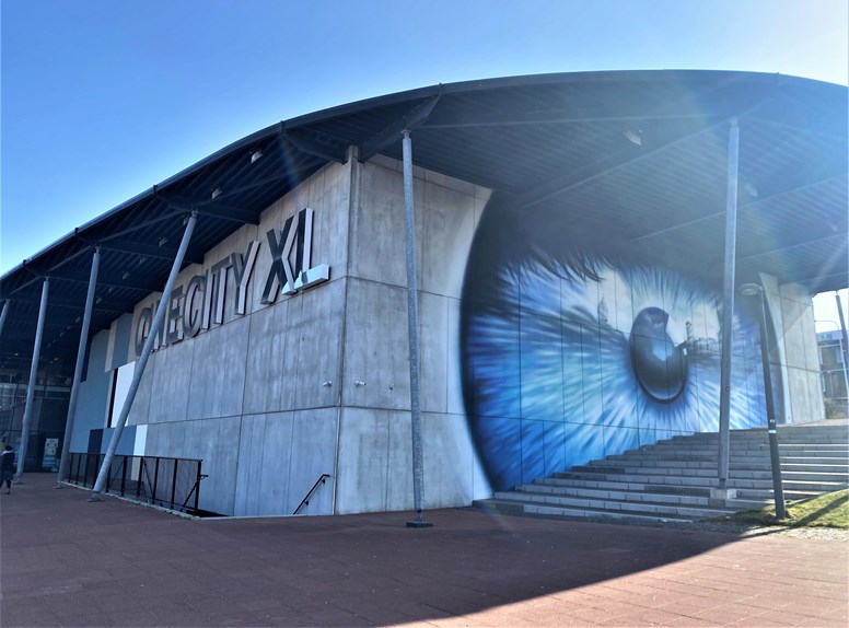 Cinecity grafitti muur, kunst