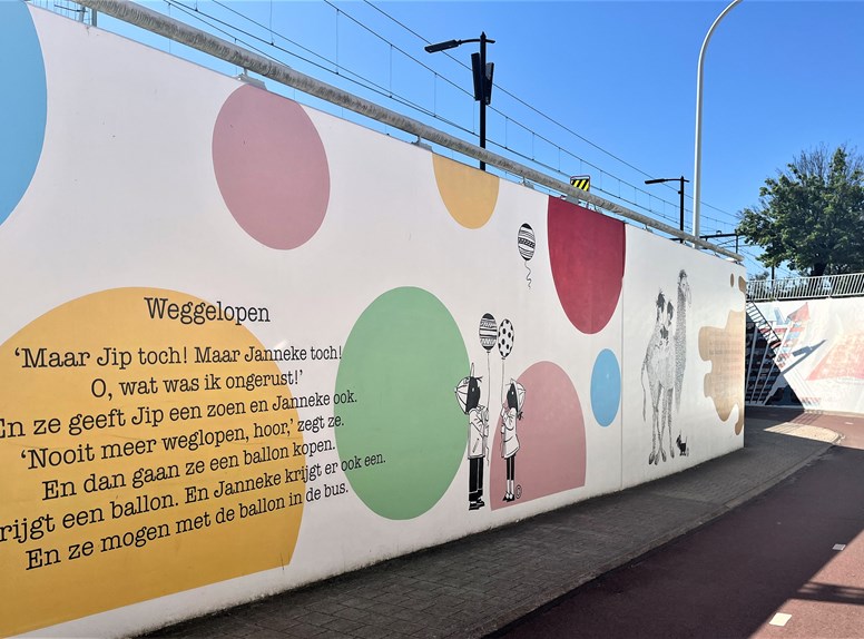 jip en janneke tunnel in Kapelle