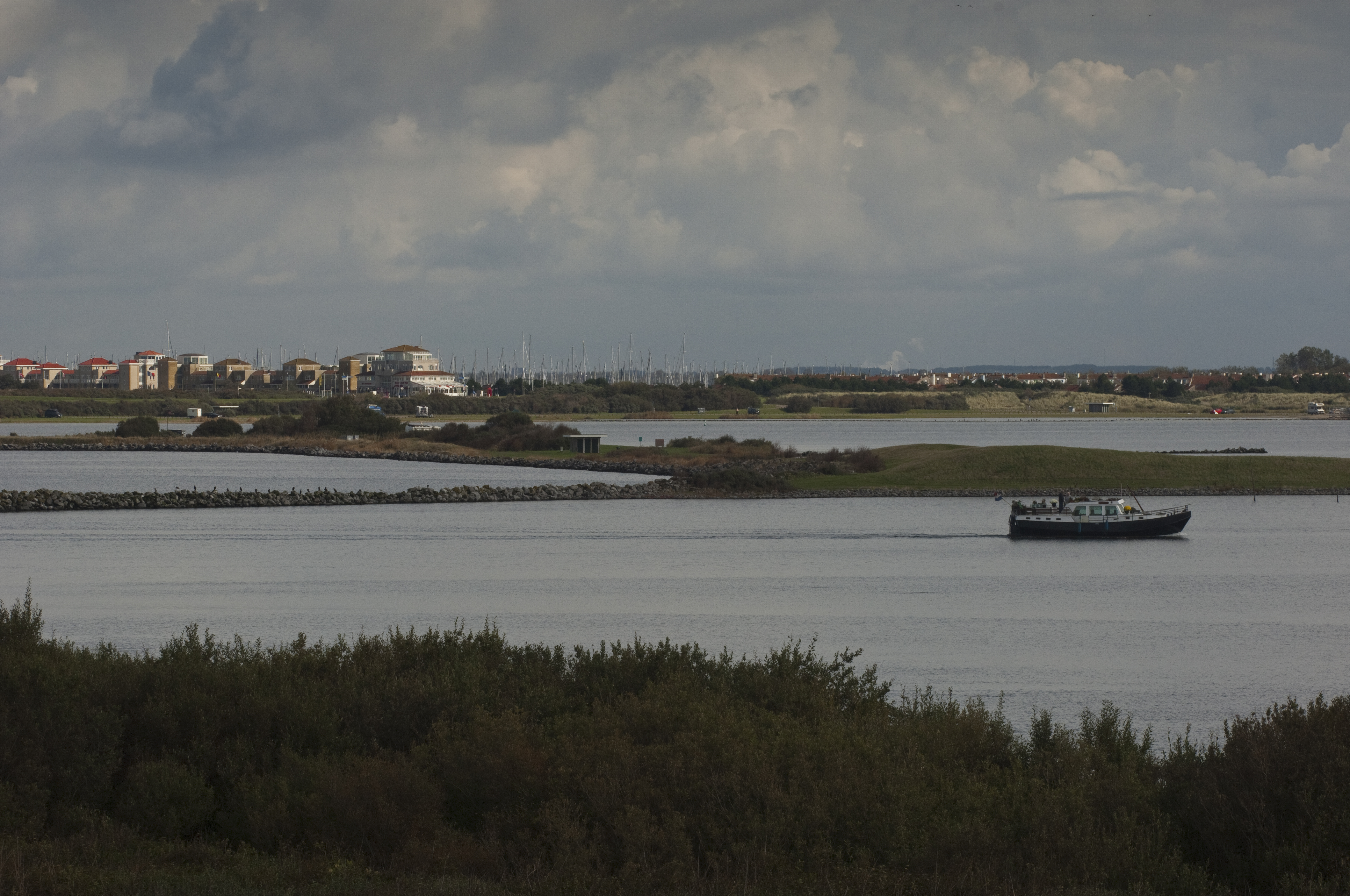 Landschap Zeeland bij de Grevelingen