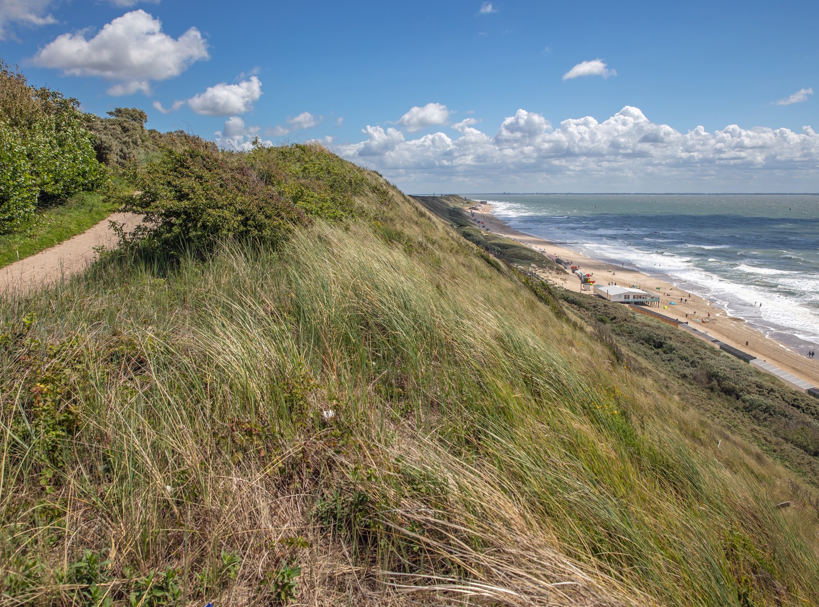 coastline beach sea dunes Biggekerke Groot Valkenisse