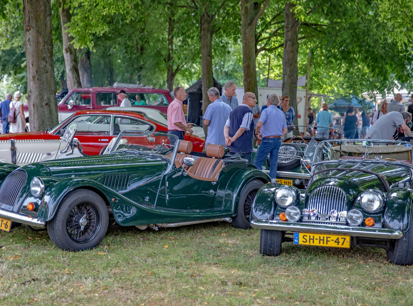 klassieke auto's bijeenkomst
