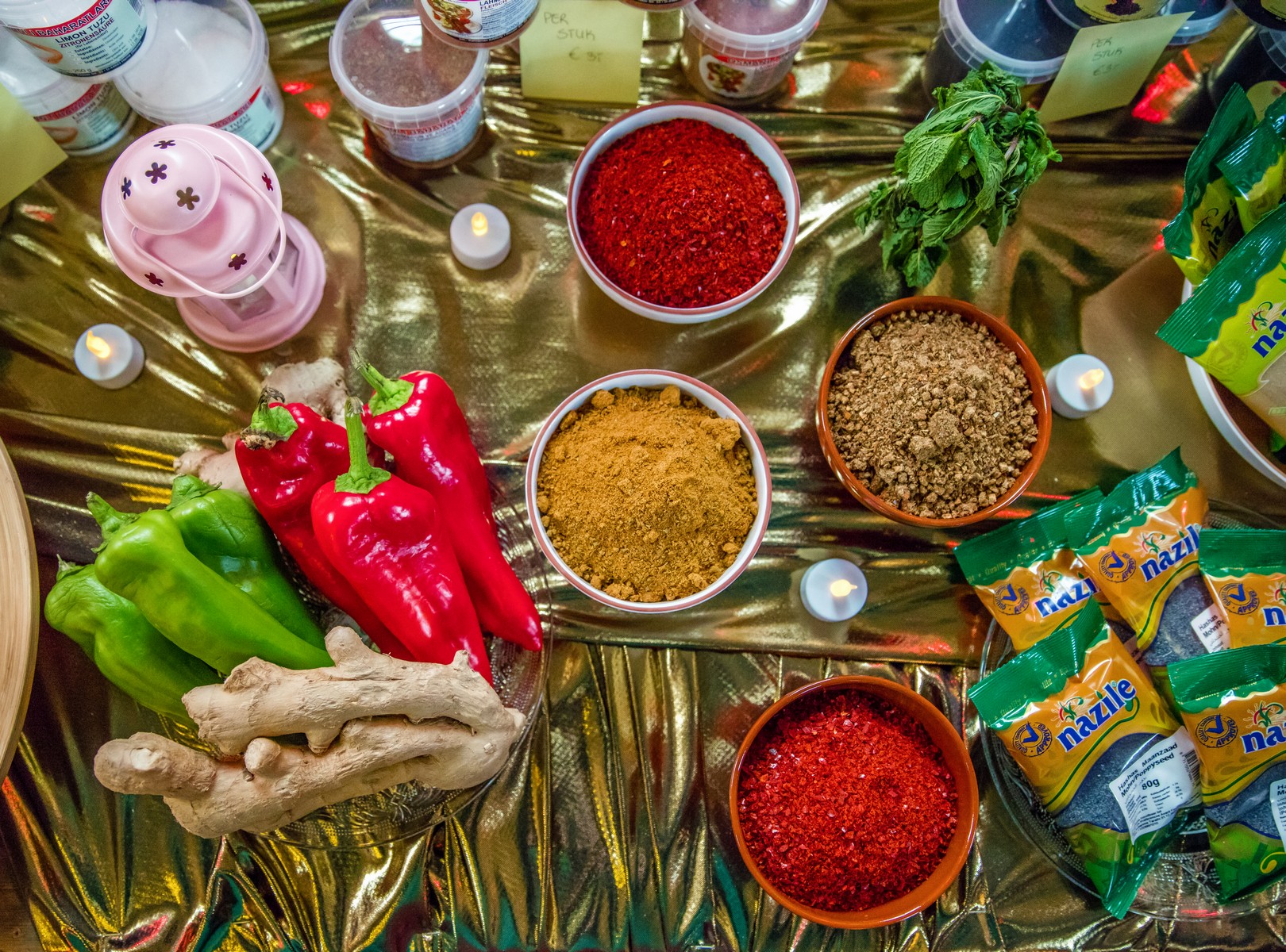 eten kruiden paprika