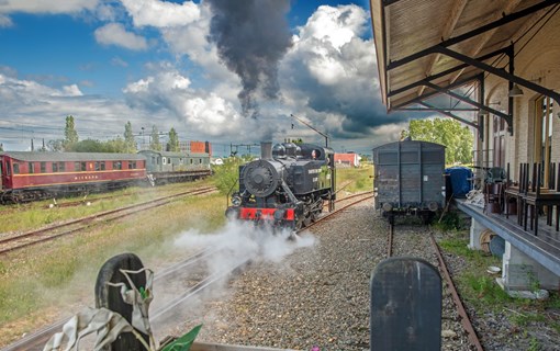 Goes stoomtrein rook