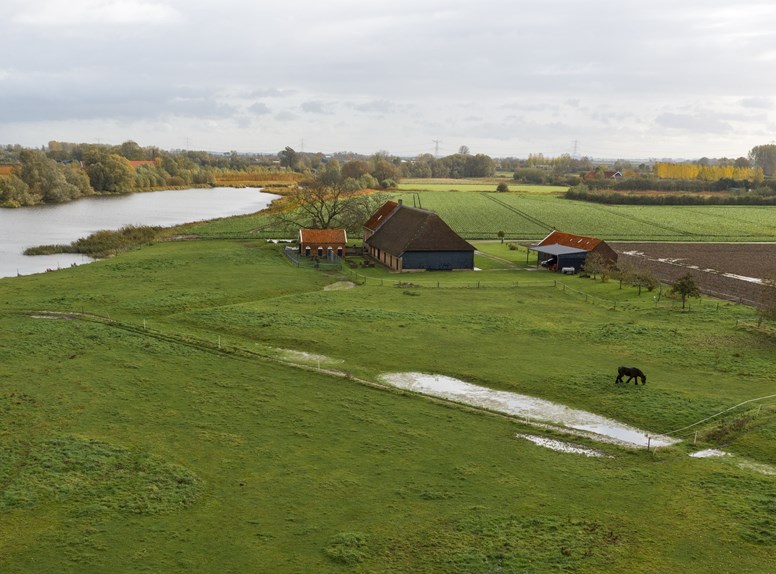 Natuurgebied de Zwaakse Weel op Zuid-Beveland. Geniet tijdens je winterwandelingen in Zeeland van de vele gezichten van de Zeeuwse natuur.