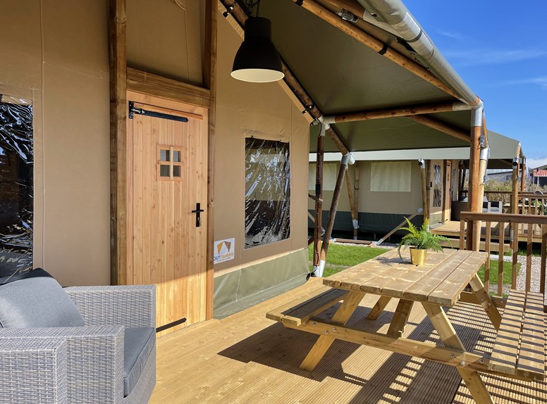 Tent op familiecamping De Molenhoek