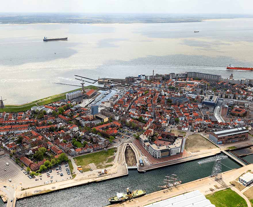 Vlissingen luchtfoto