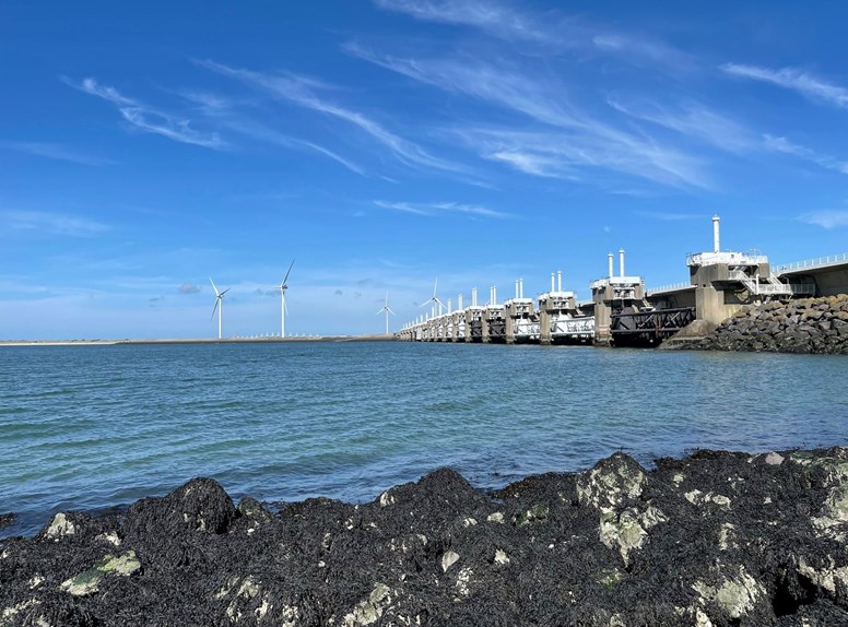 Oosterscheldekering Deltawerken Zeeland augustus 2021