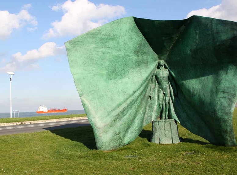 Skulpturen auf dem Scheldeboulevard