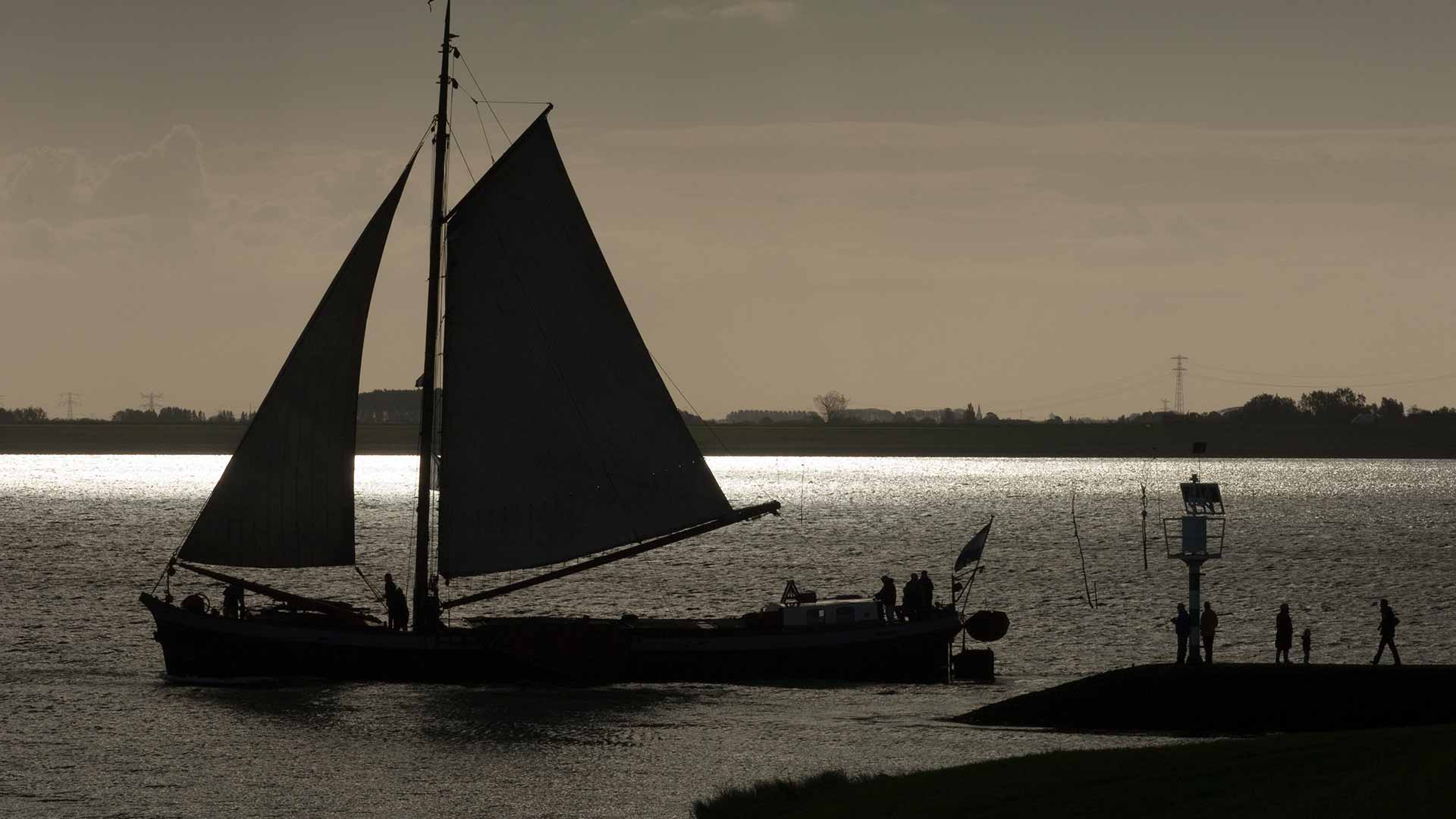 Boot van de bietenrace in Zierikzee