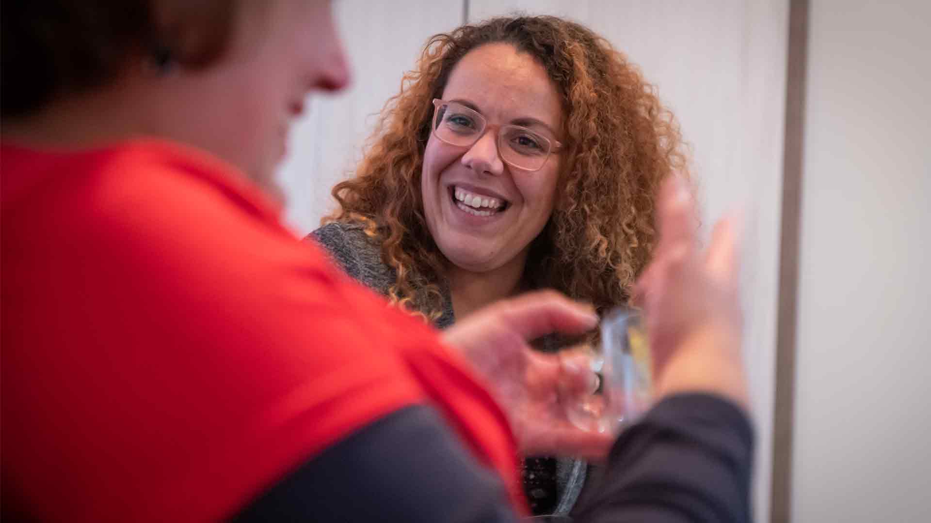 Thuisbegeleider van Gors met cliënt