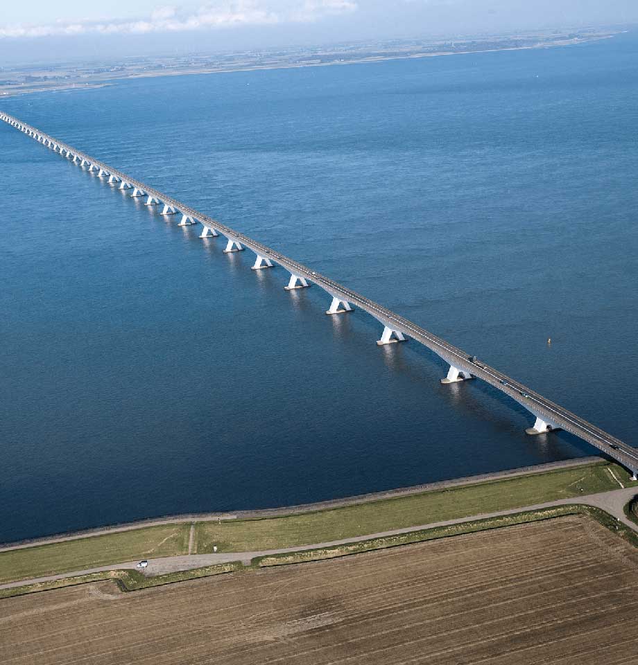 Luchtfoto Zeelandbrug