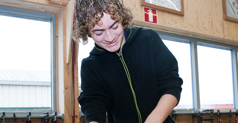 Scholier in het voortgezet onderwijs