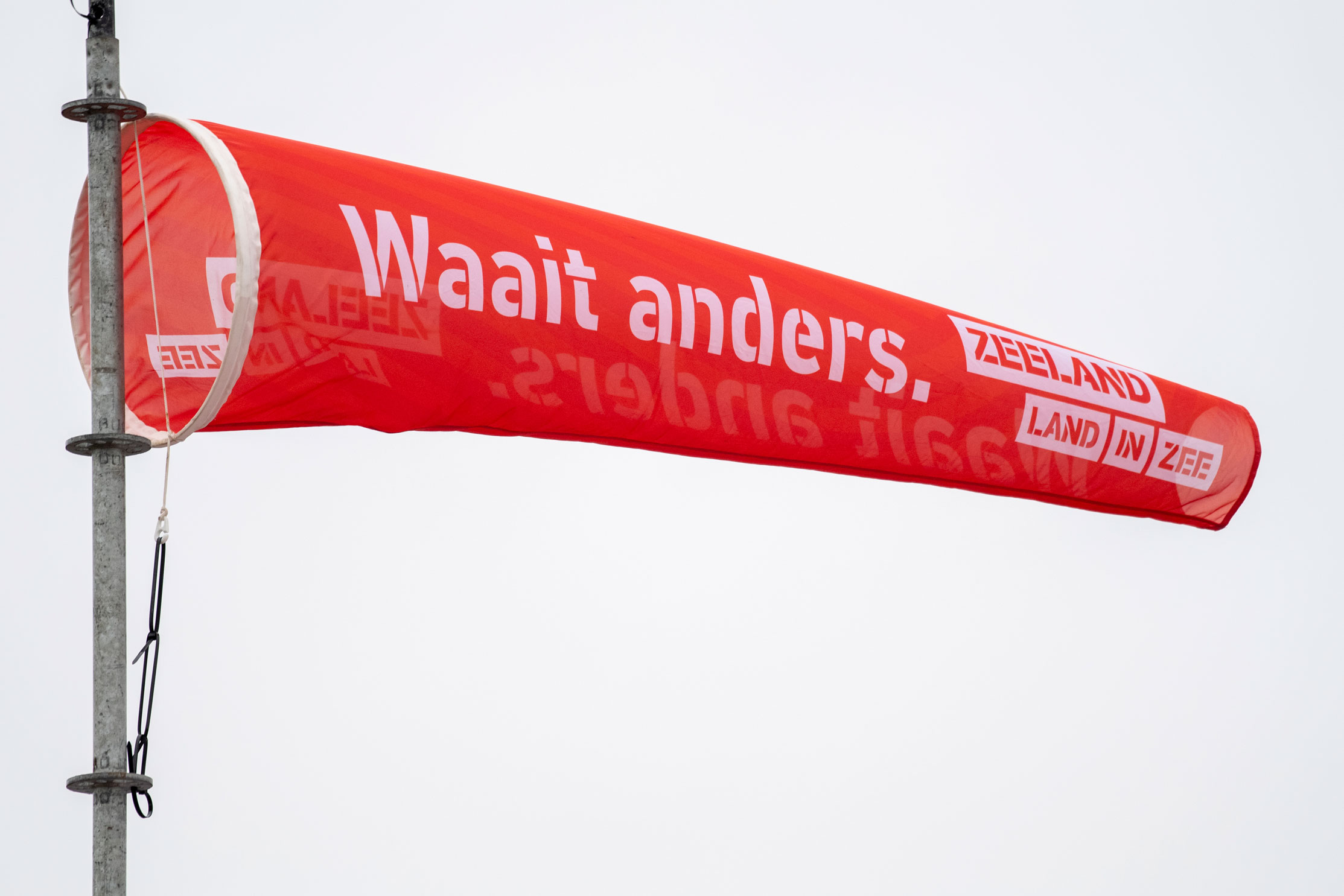 NK Tegenwindfietsen 2020 windvaan zeeland land in zee