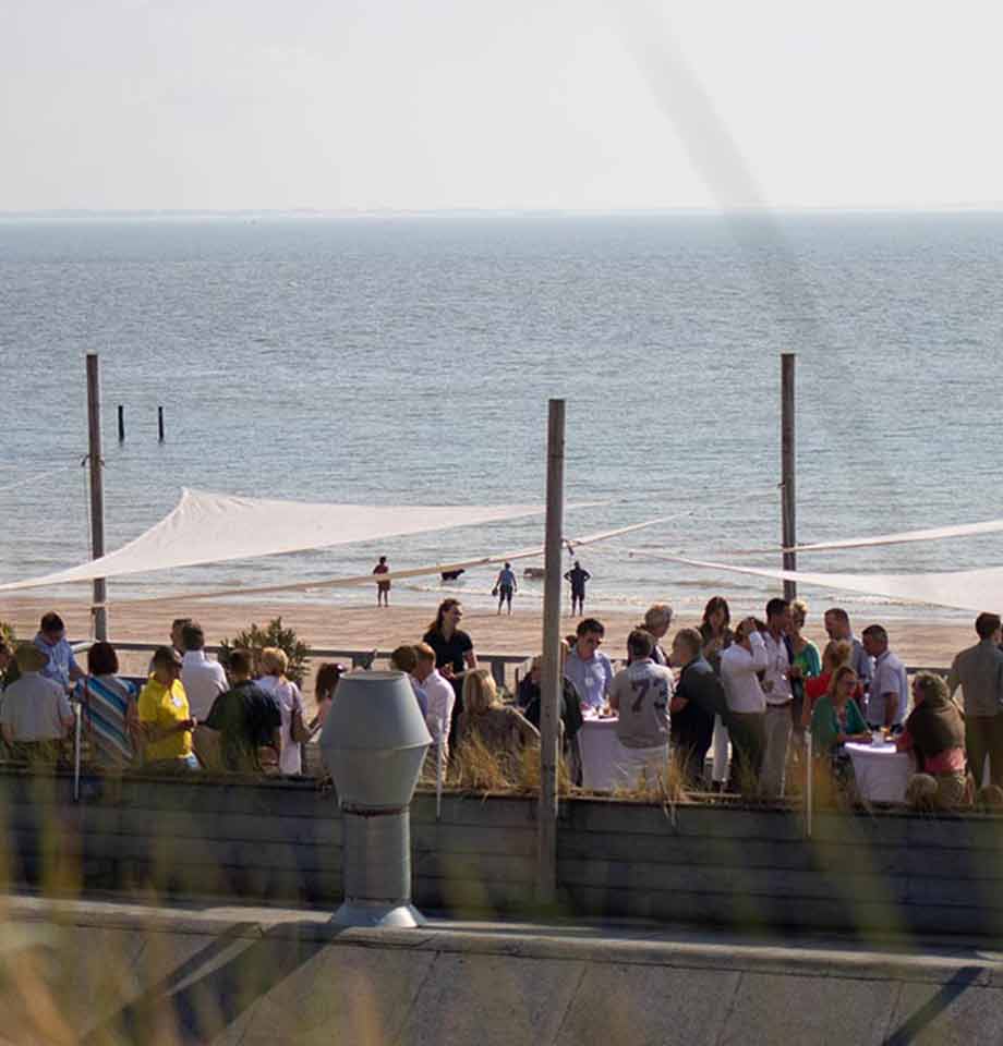 Netwerken op het strand