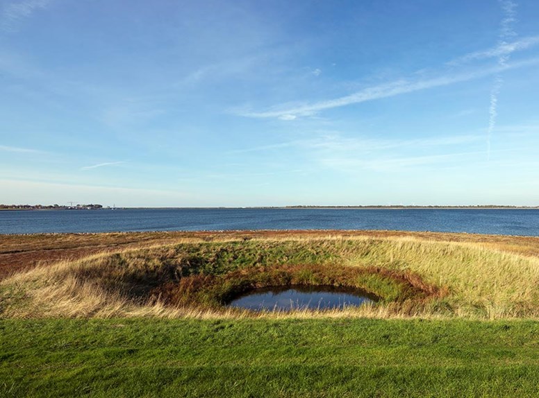 Geniet van de prachtige omgeving van Sint-Philipsland tijdens je winterwandeling.