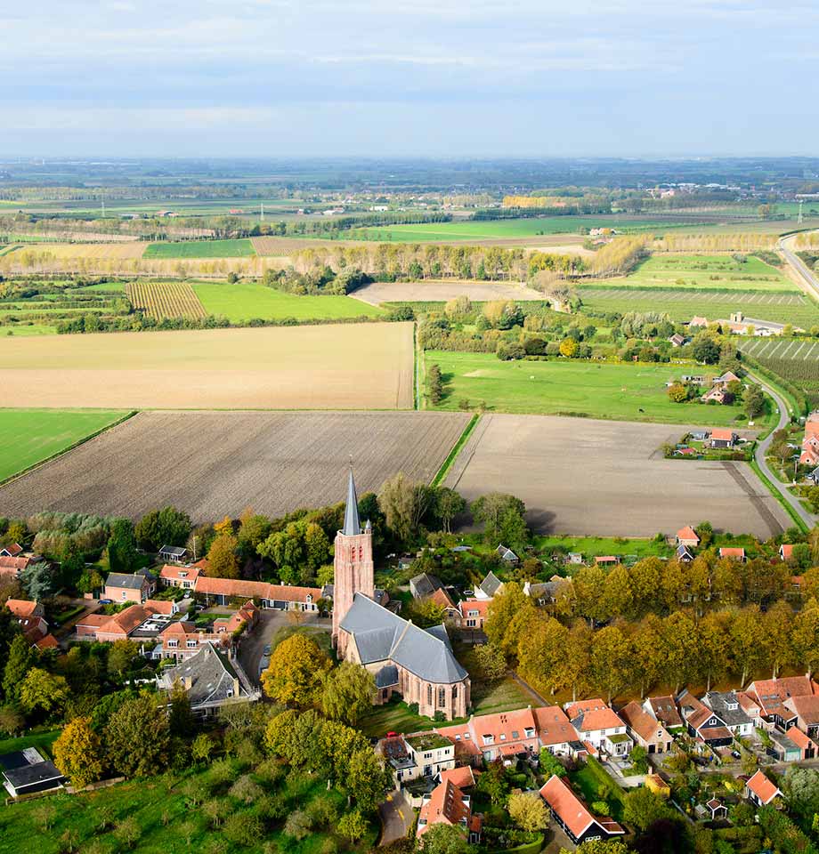 Luchtfoto Borssele