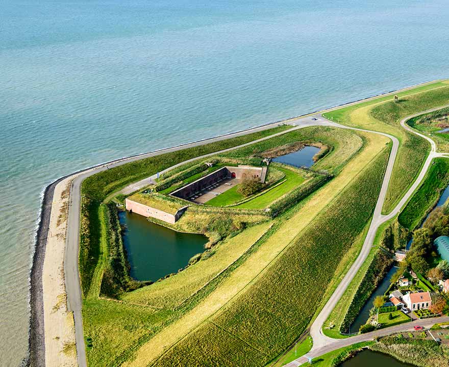 Luchtfoto gemeente Borsele, regio Zuid-Beveland