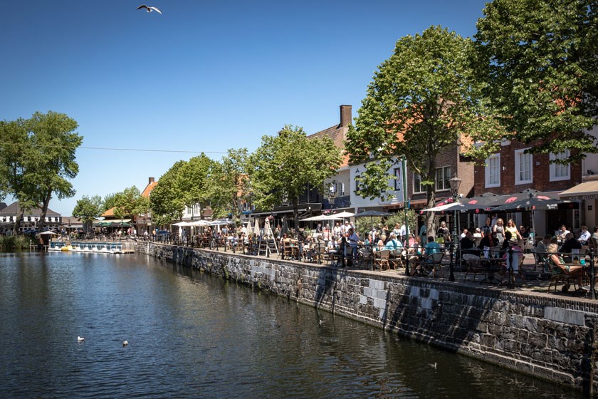Tijdens de geheimen van Sluis en Sint Anna ter Muiden wandelroute zie je de prachtige plaatsen in Zeeuws-Vlaanderen